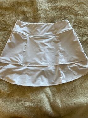 FootJoy White High-Low Tennis Skirt